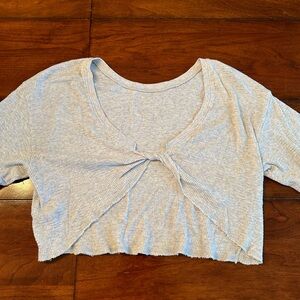 Aerie cropped reversible top